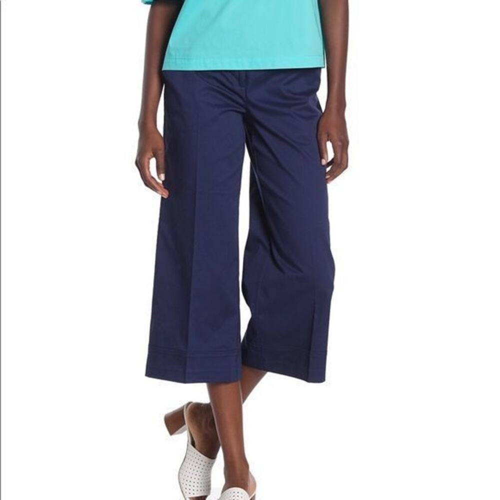 Laundry Shelli Segal High Rise Wide Leg Crop Pants
